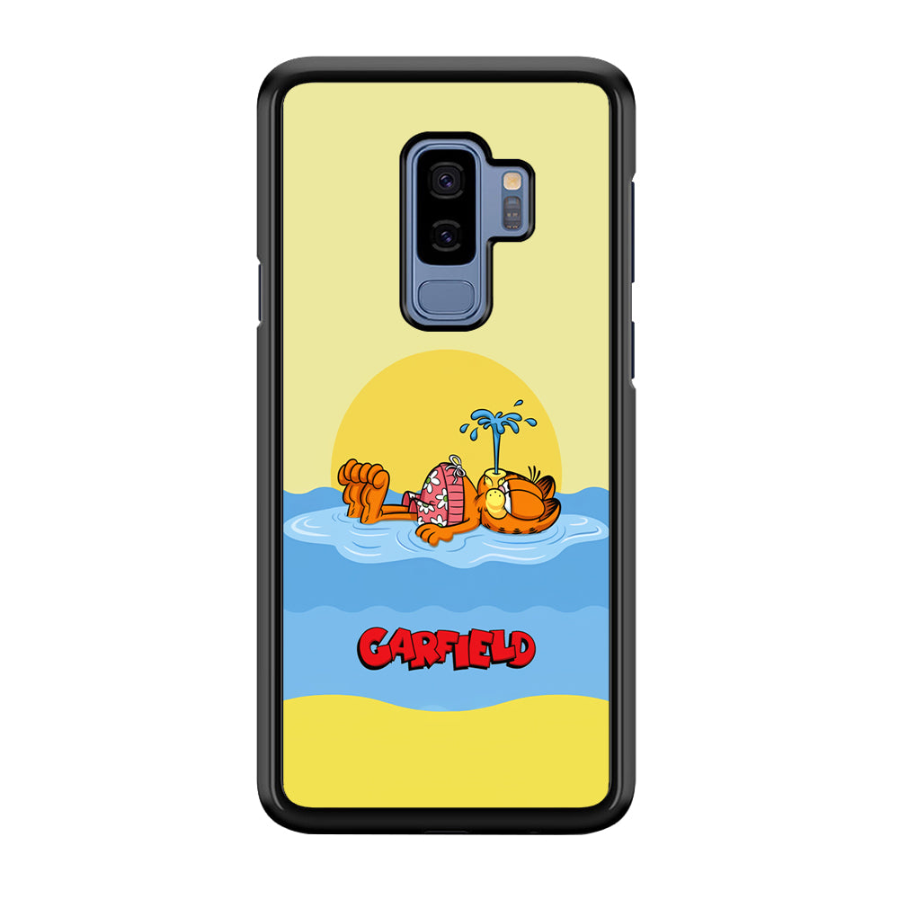 Garfield Bask on The Water Samsung Galaxy S9 Plus Case