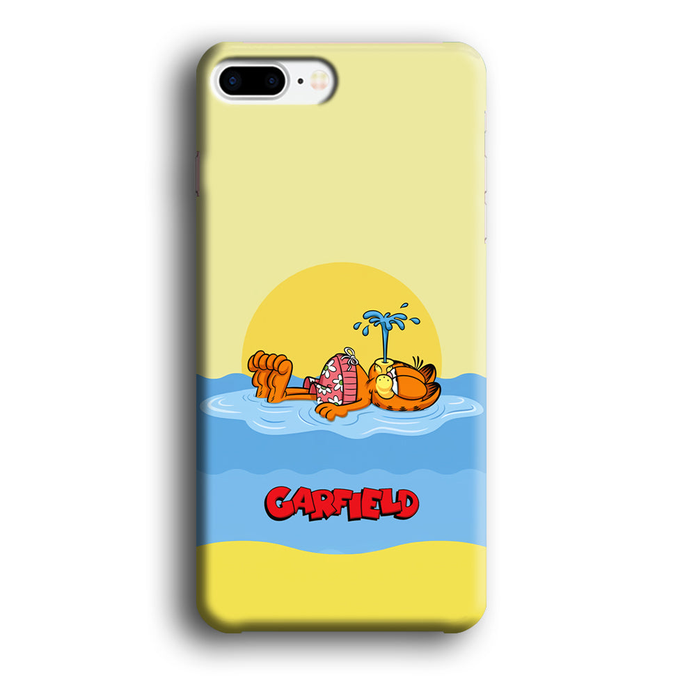 Garfield Bask on The Water iPhone 8 Plus Case