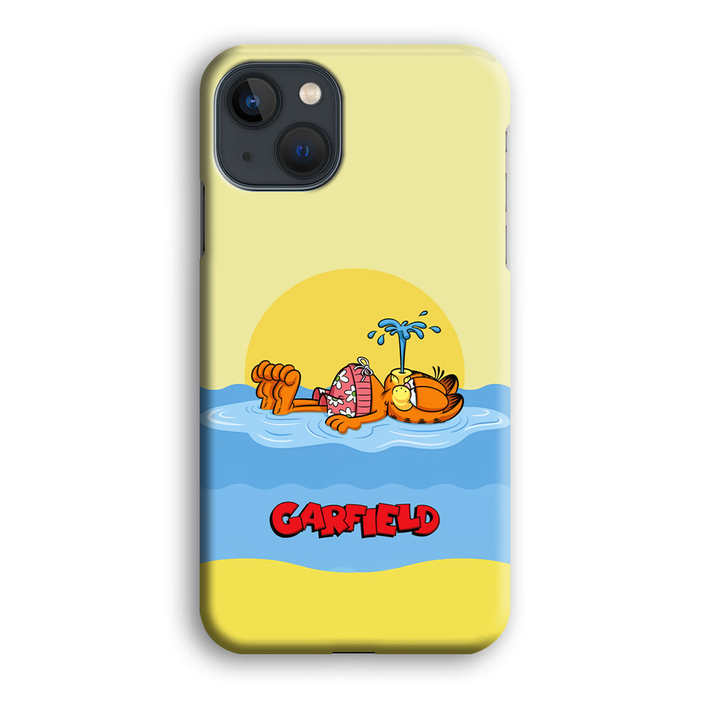 Garfield Bask on The Water iPhone 13 Case