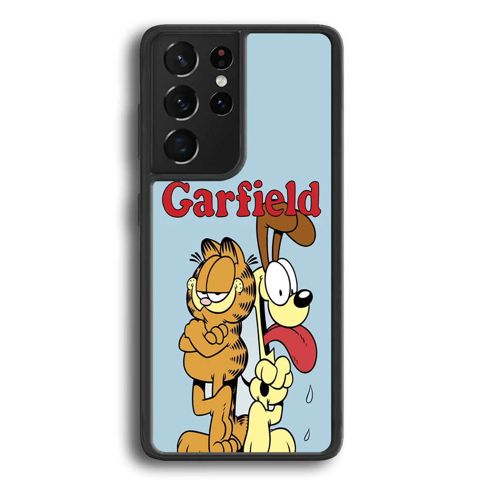 Garfield and Odie Character Samsung Galaxy S21 Ultra Case - Carneyforia