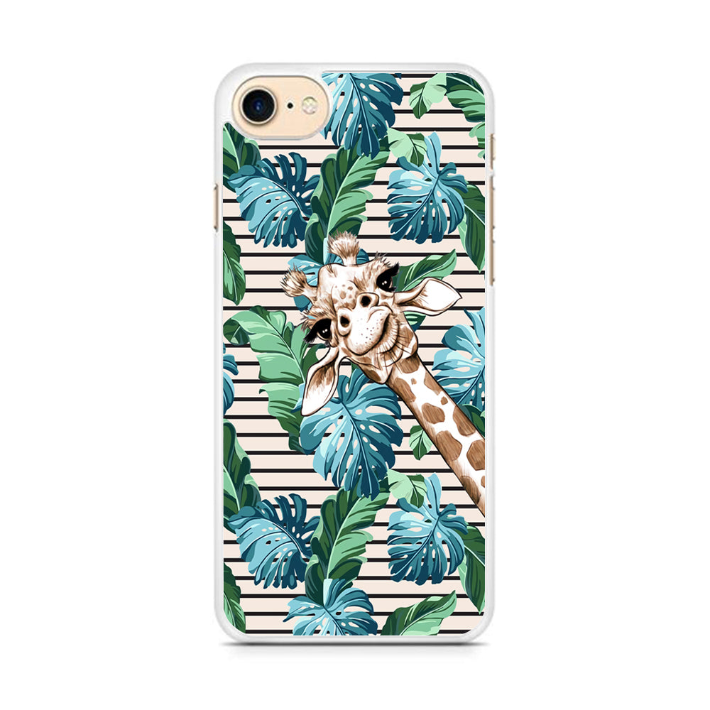 Giraffe Accost iPhone 8 Case