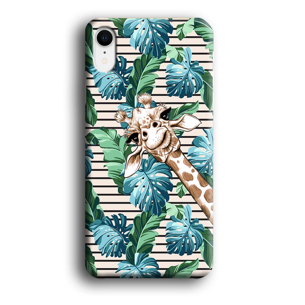 Giraffe Accost iPhone XR Case