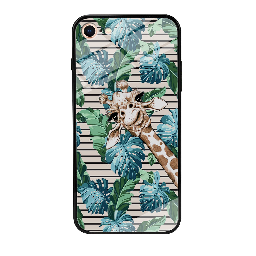 Giraffe Accost iPhone 8 Case