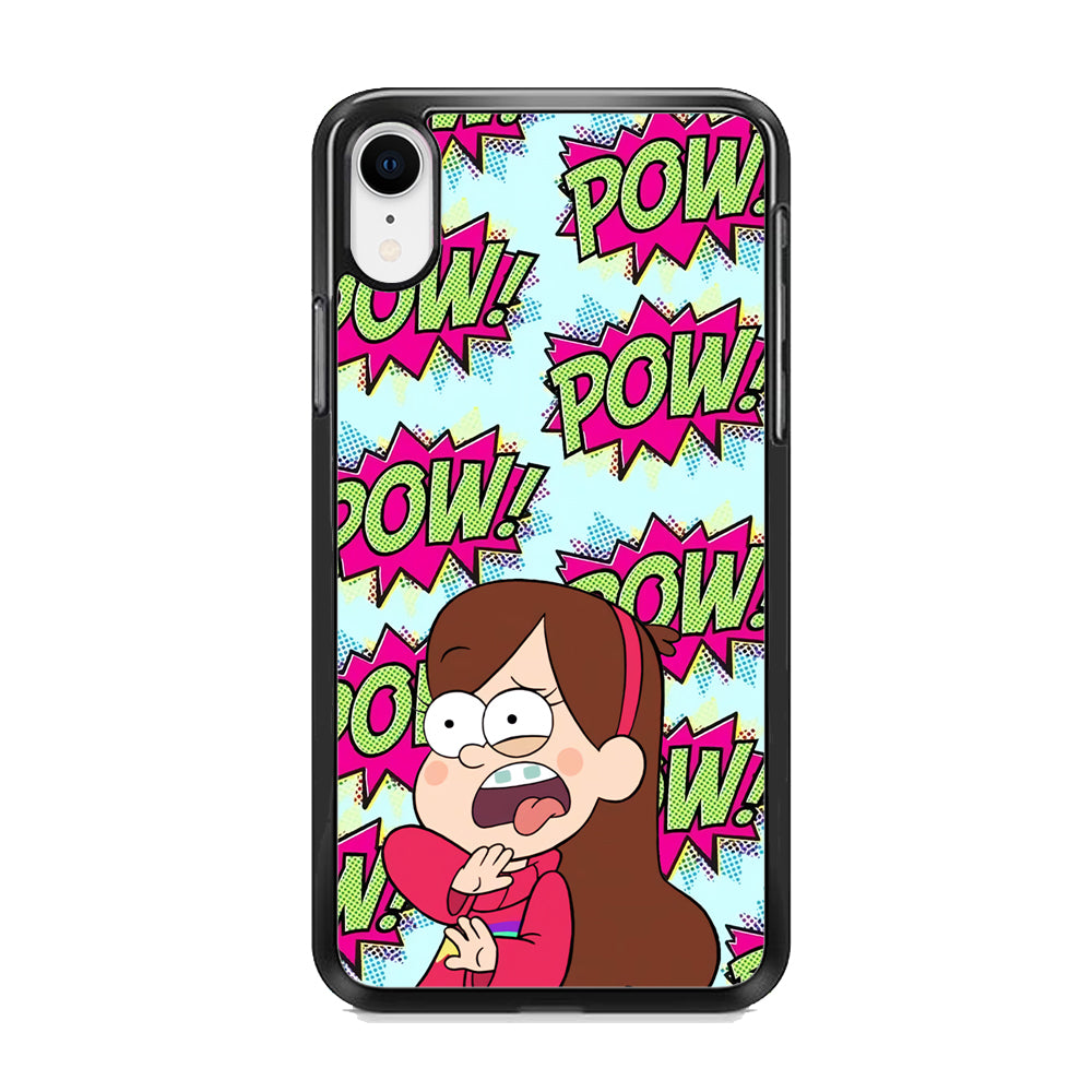 Girl and Shock Pow iPhone XR Case