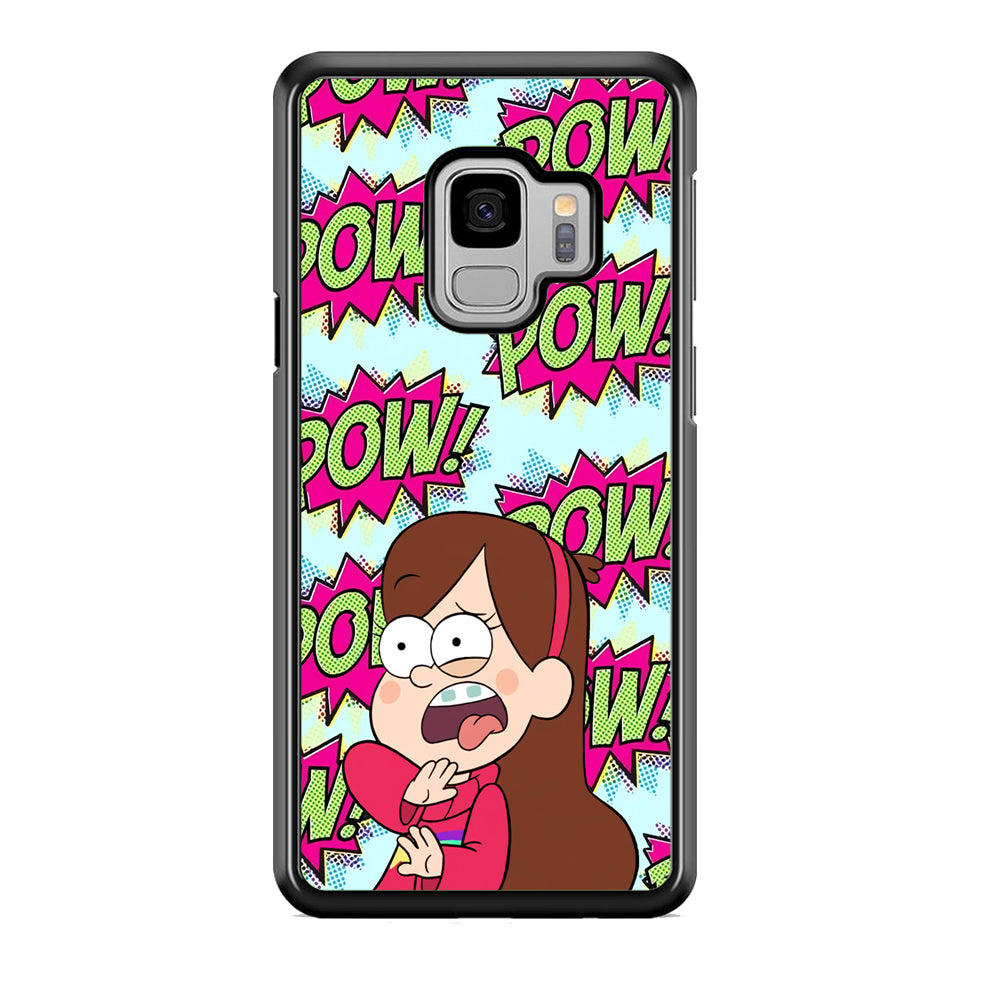 Girl and Shock Pow Samsung Galaxy S9 Case