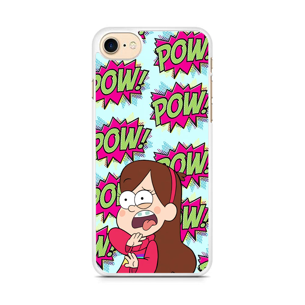 Girl and Shock Pow iPhone 8 Case