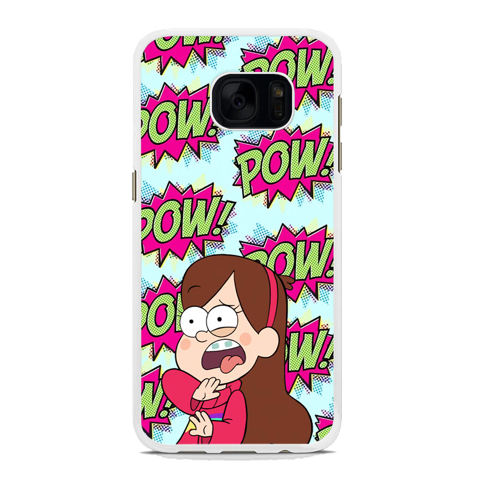 Girl and Shock Pow Samsung Galaxy S7 Case