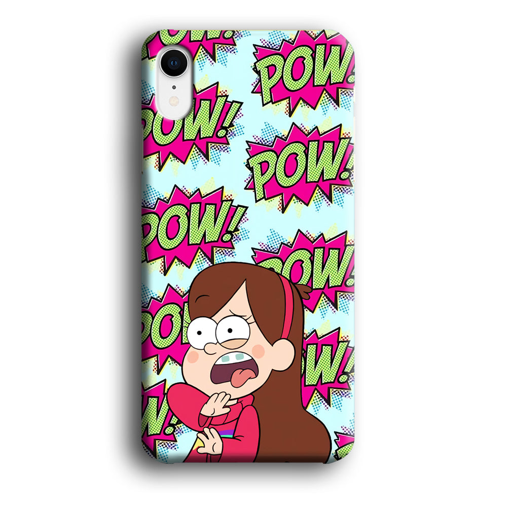 Girl and Shock Pow iPhone XR Case
