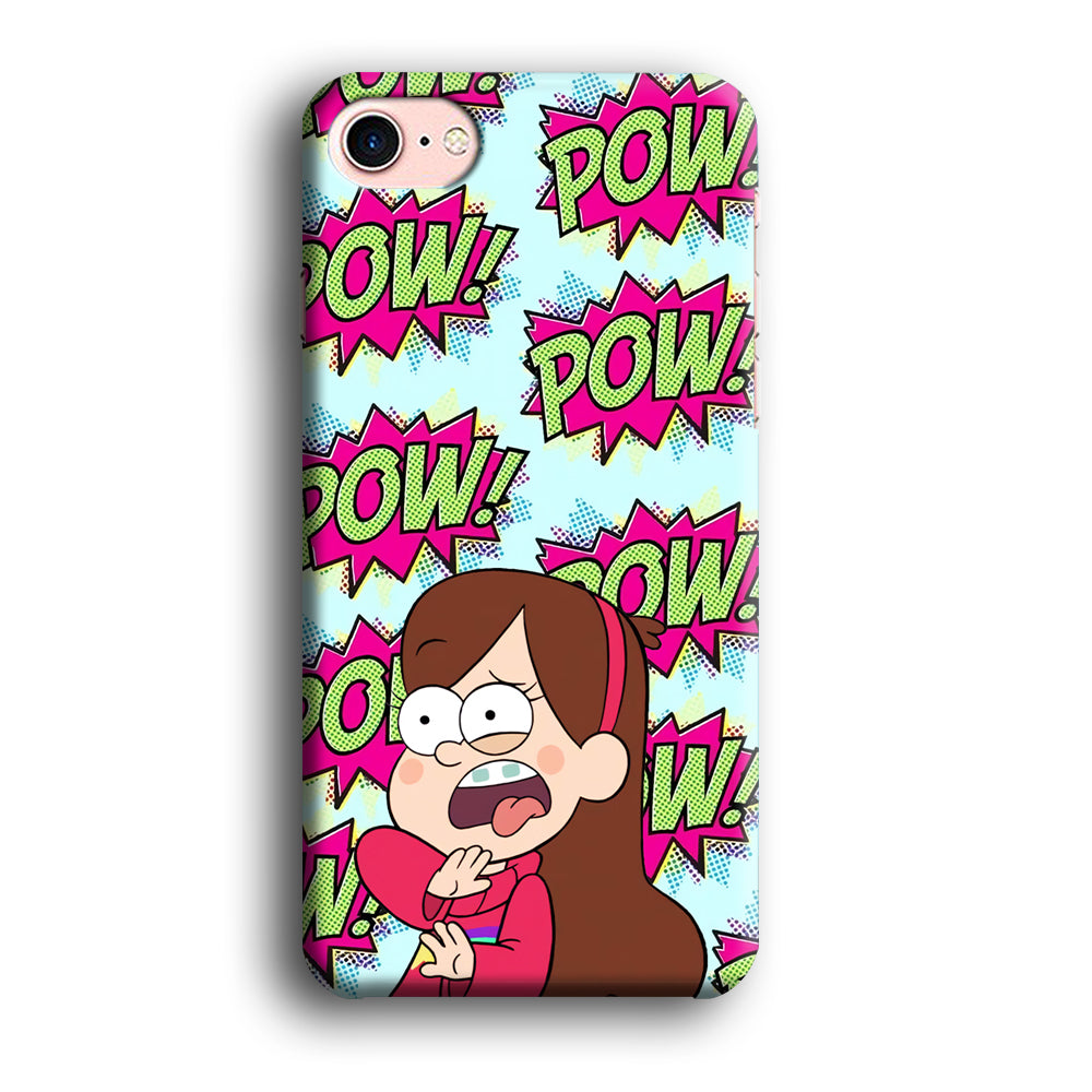 Girl and Shock Pow iPhone 8 Case