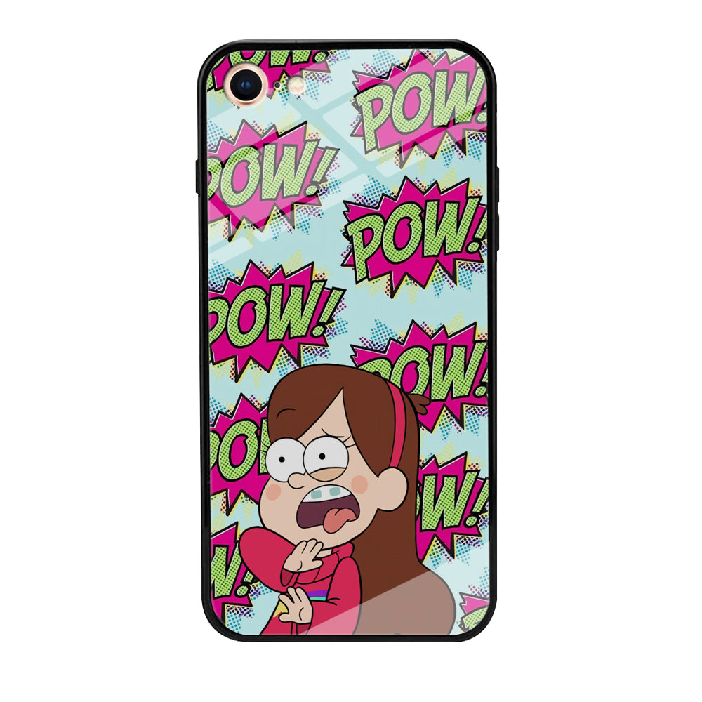 Girl and Shock Pow iPhone 8 Case