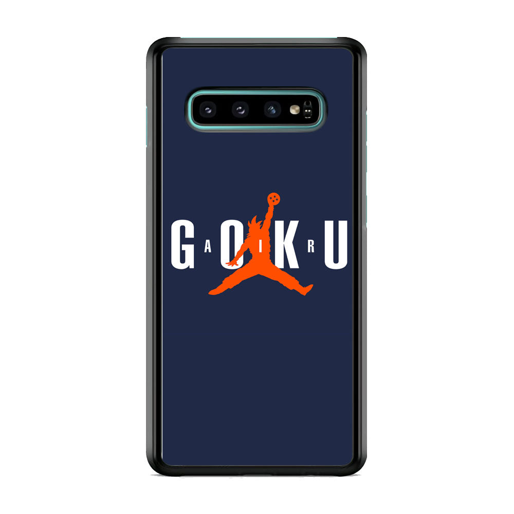 Goku Air Jordan Slumdunk Samsung Galaxy S10 Plus Case - carneyforia