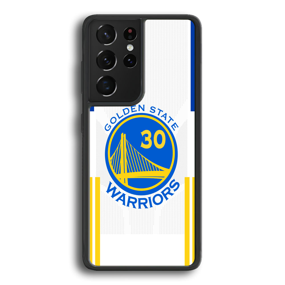 Golden State Warriors Jersey of 30 Samsung Galaxy S21 Ultra Case - Carneyforia