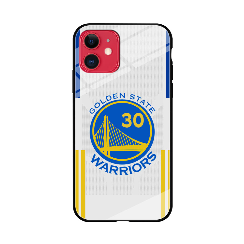Golden State Warriors Jersey of 30 iPhone 11 Case Tempered Glass Case