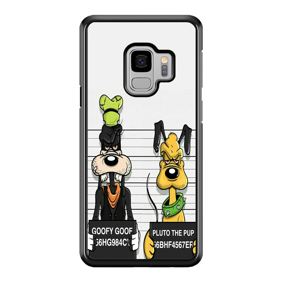 Goofy and Pluto Get Caught Samsung Galaxy S9 Case