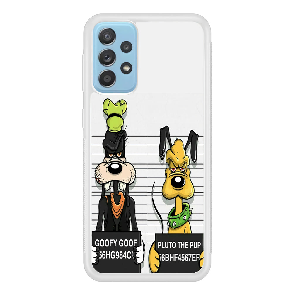 Goofy and Pluto Get Caught Samsung Galaxy A72 Case