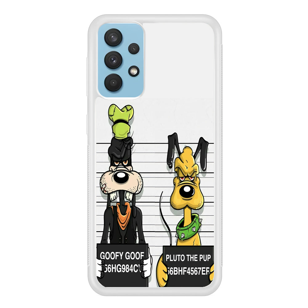 Goofy and Pluto Get Caught Samsung Galaxy A32 Case