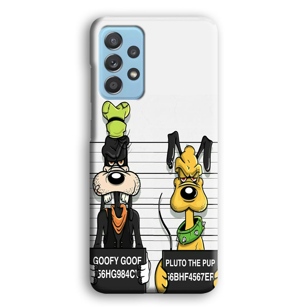 Goofy and Pluto Get Caught Samsung Galaxy A72 Case