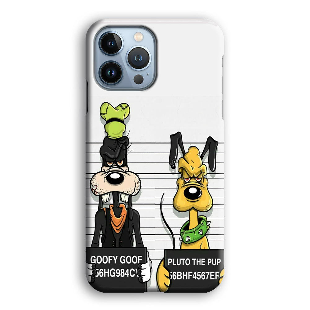 Goofy and Pluto Get Caught iPhone 13 Pro Max Case