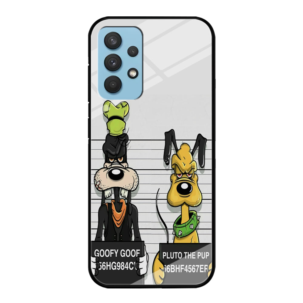 Goofy and Pluto Get Caught Samsung Galaxy A32 Case