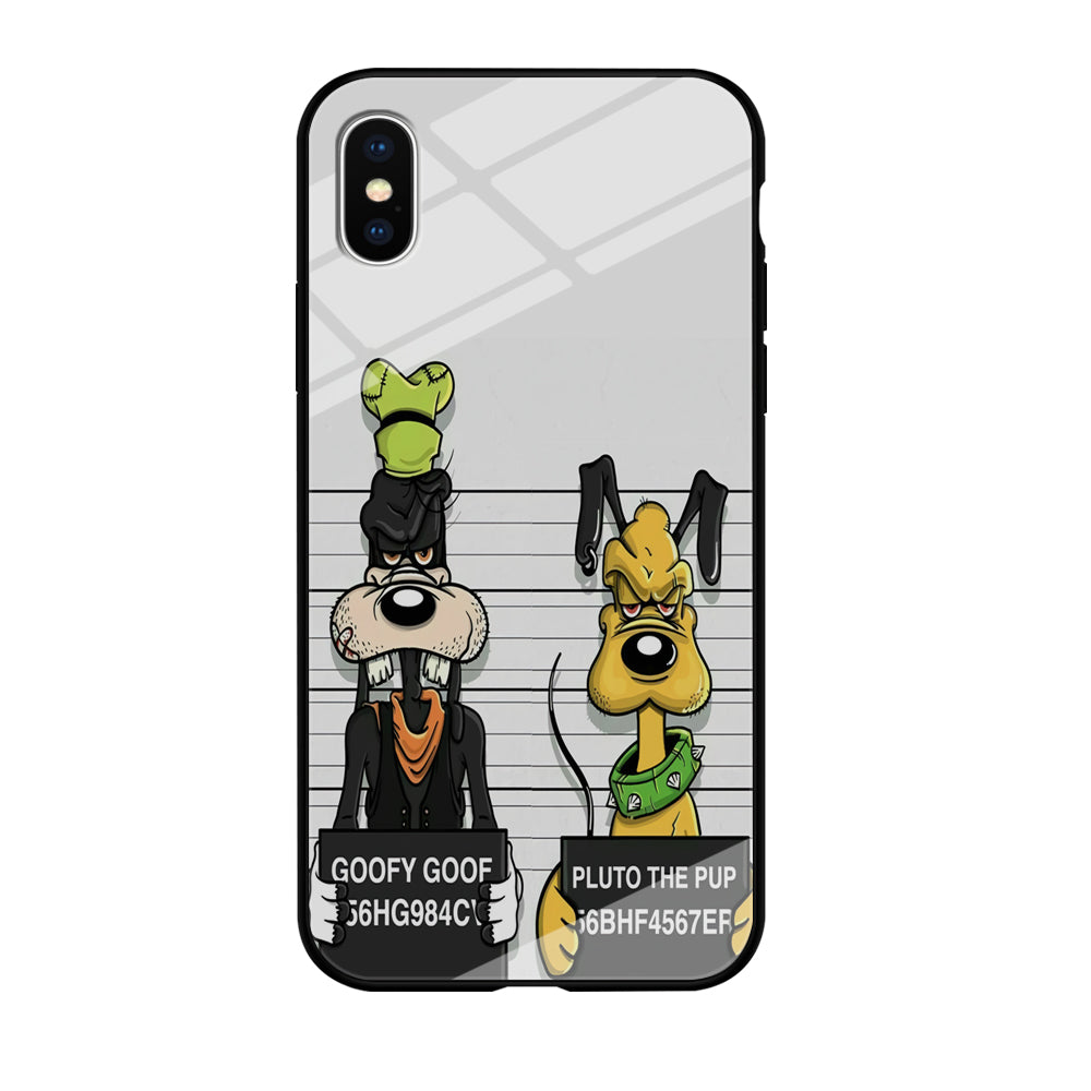 Goofy and Pluto Get Caught iPhone XS MAX Case