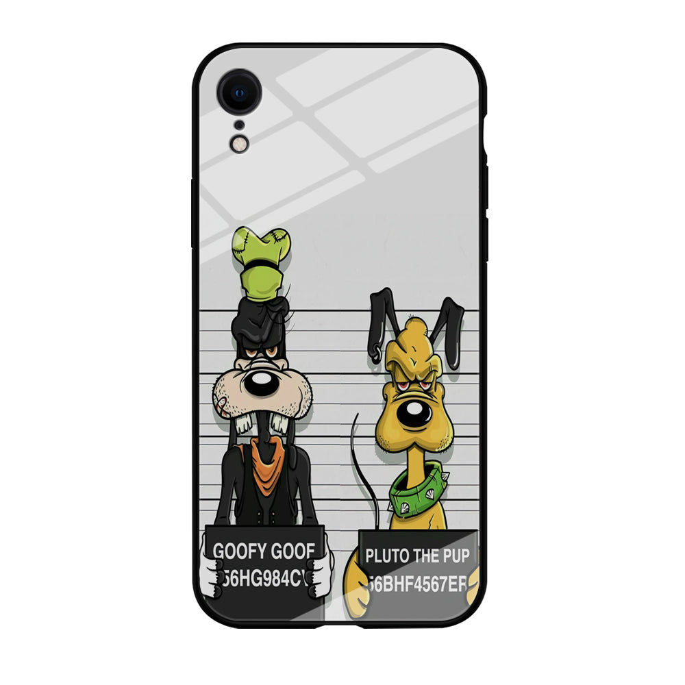 Goofy and Pluto Get Caught iPhone XR Case