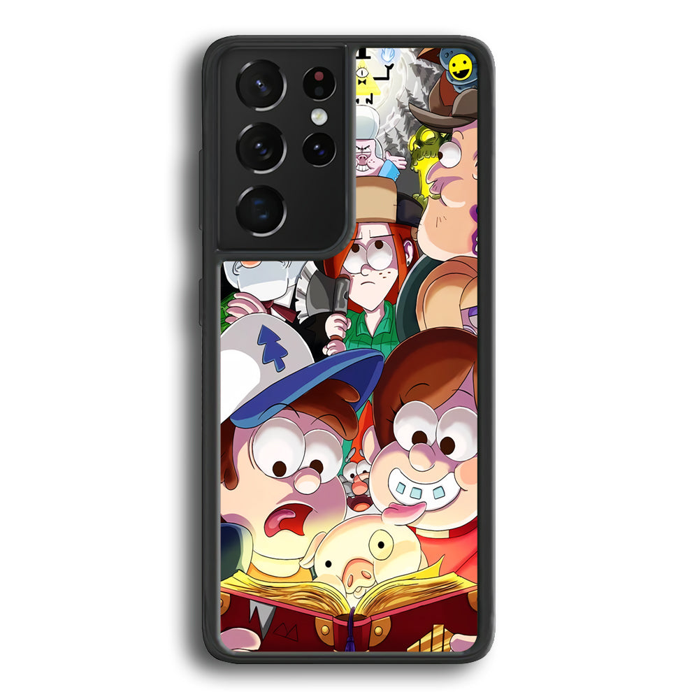Gravity Falls All Character Samsung Galaxy S21 Ultra Case - Carneyforia