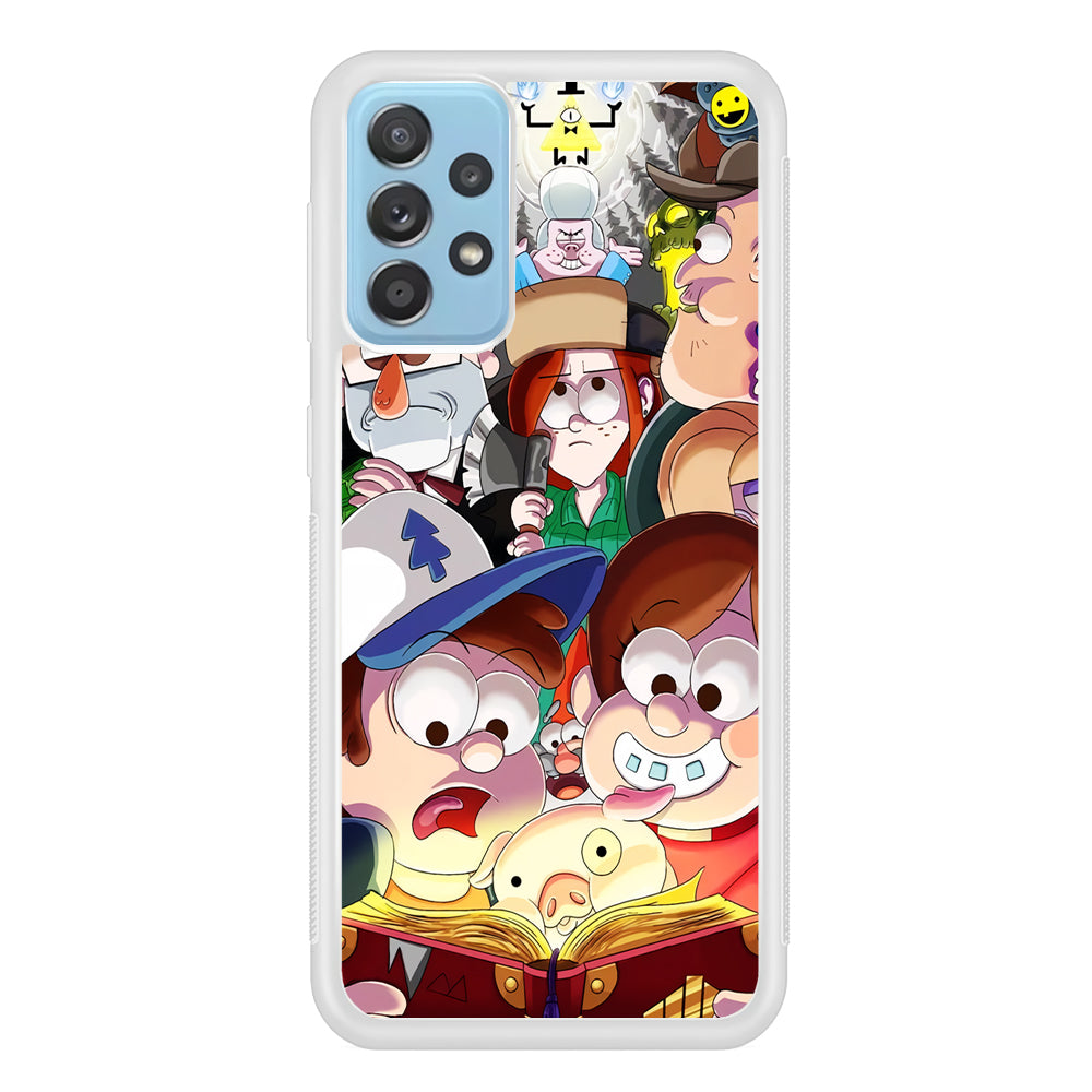 Gravity Falls All Character Samsung Galaxy A72 Case