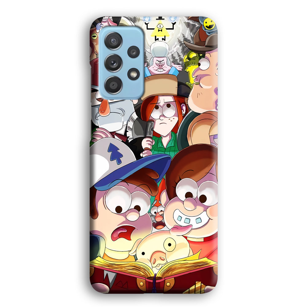 Gravity Falls All Character Samsung Galaxy A72 Case