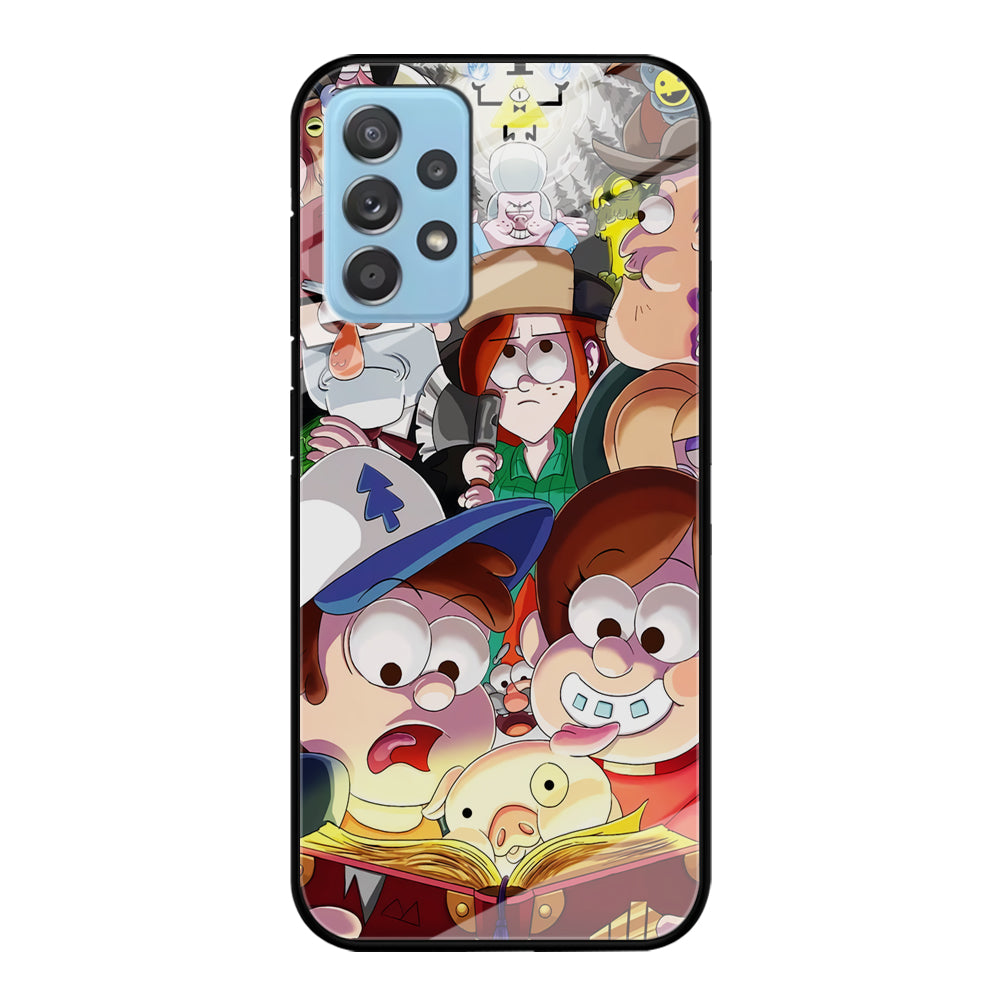Gravity Falls All Character Samsung Galaxy A72 Case