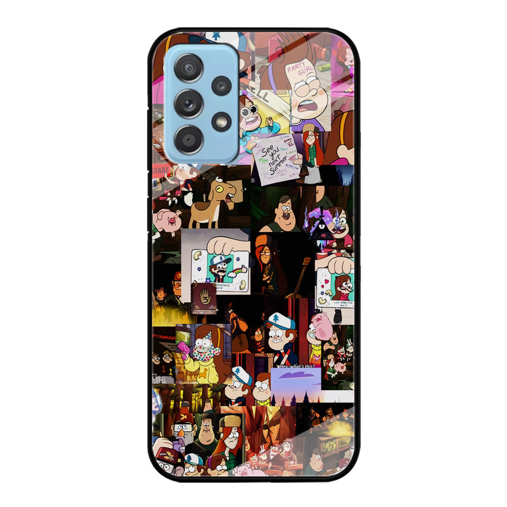 Gravity Falls Collage Samsung Galaxy A52 Case