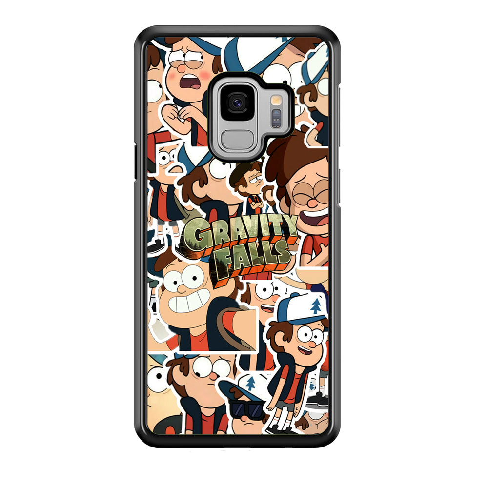 Gravity Falls Smile Collage from Dipper Samsung Galaxy S9 Case Default Title