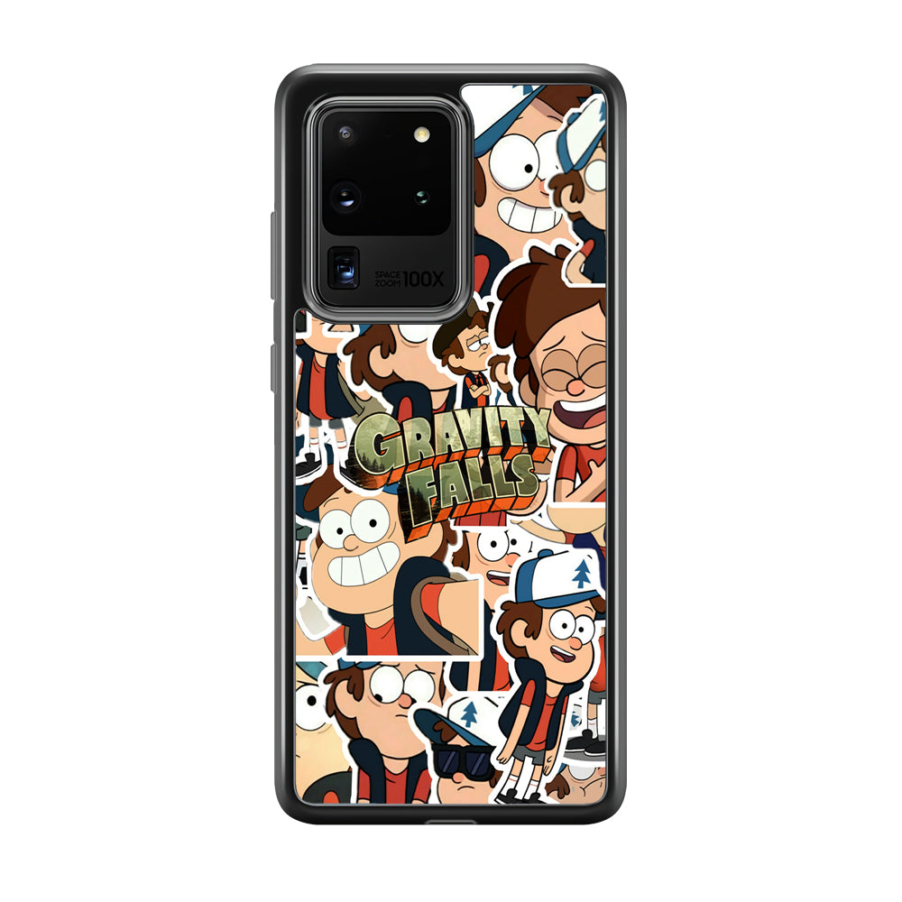Gravity Falls Smile Collage from Dipper Samsung Galaxy S20 Ultra Case