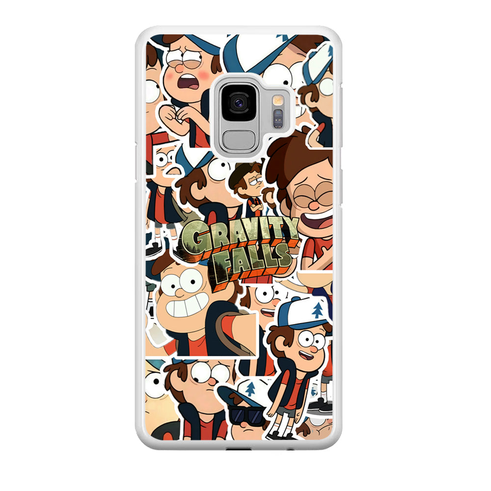 Gravity Falls Smile Collage from Dipper Samsung Galaxy S9 Case