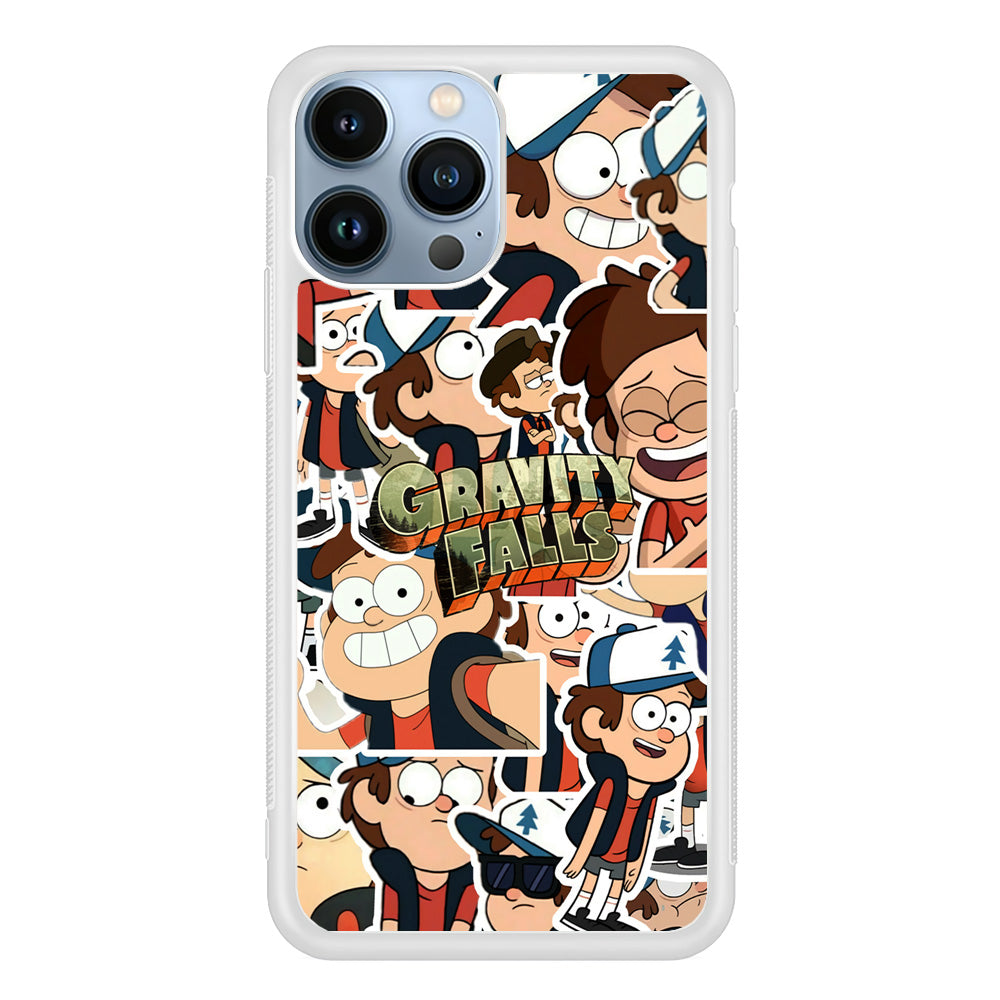 Gravity Falls Smile Collage from Dipper iPhone 13 Pro Max Case