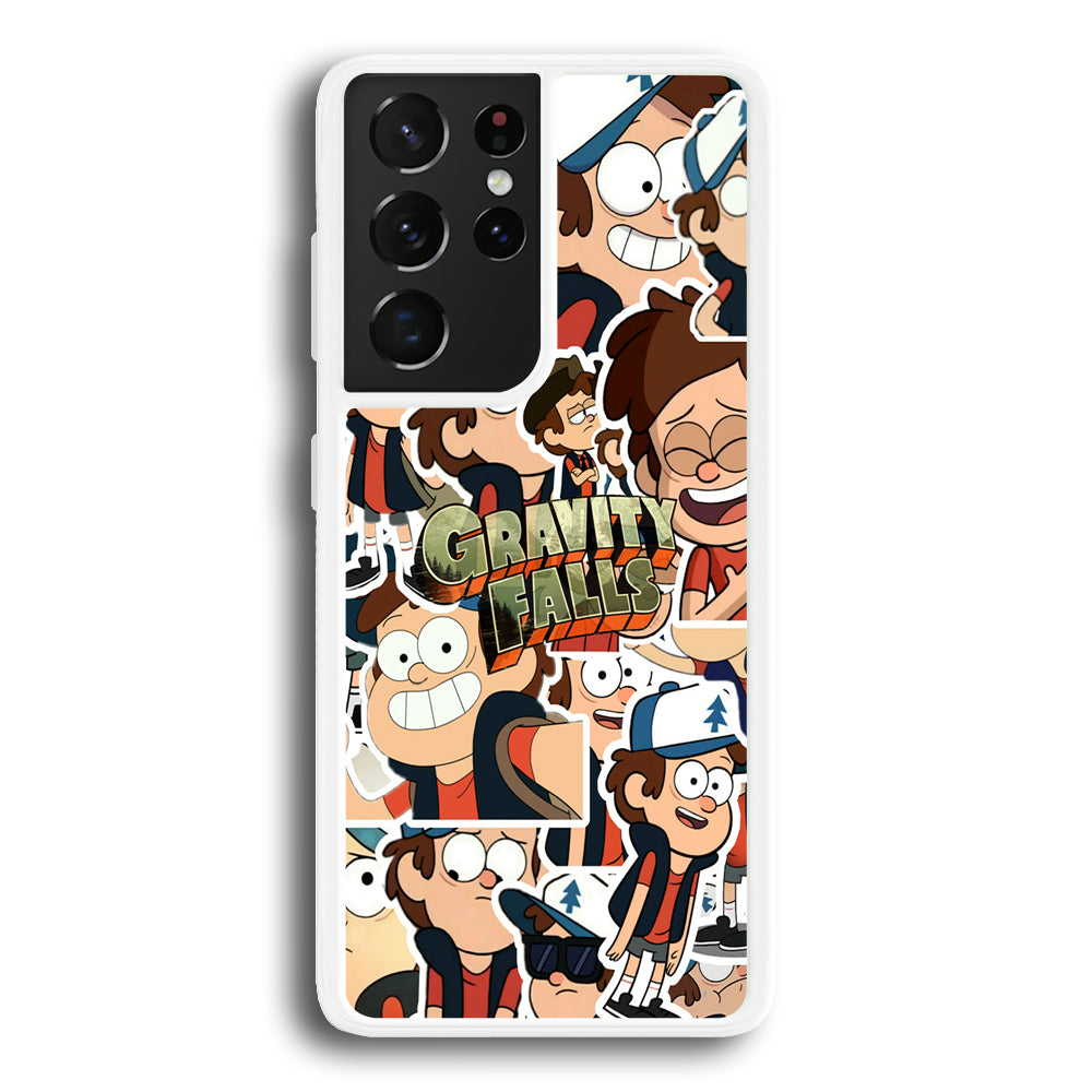 Gravity Falls Smile Collage from Dipper Samsung Galaxy S21 Ultra Case