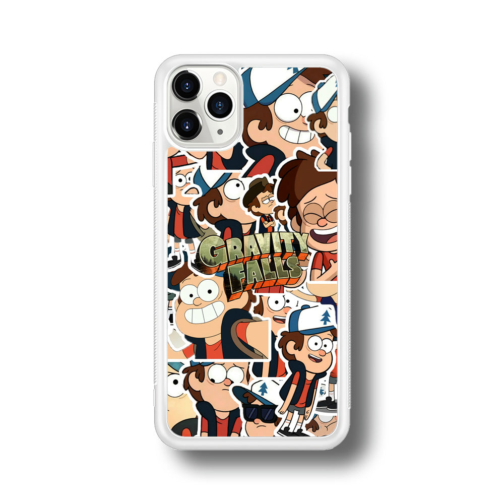 Gravity Falls Smile Collage from Dipper iPhone 11 Pro Max Case