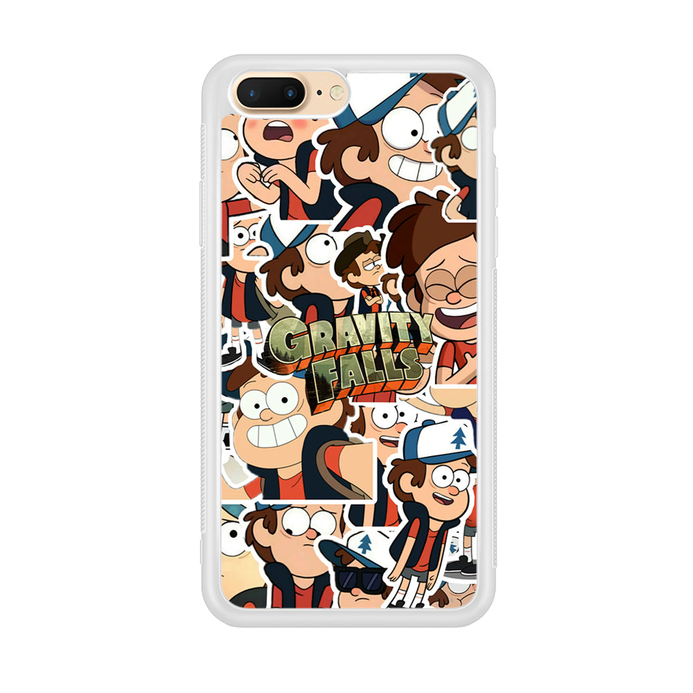 Gravity Falls Smile Collage from Dipper iPhone 8 Plus Case