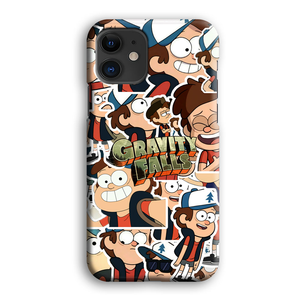 Gravity Falls Smile Collage from Dipper iPhone 12 Case