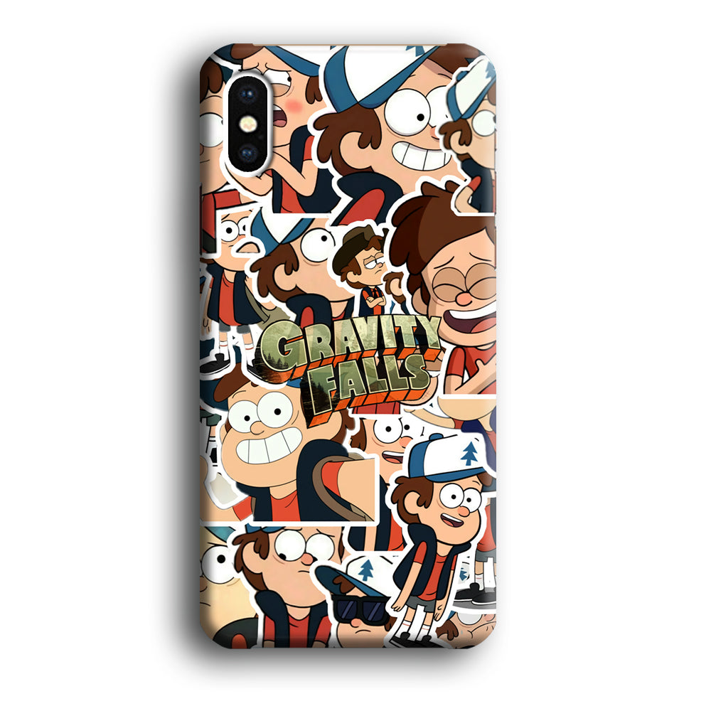 Gravity Falls Smile Collage from Dipper iPhone XS Case