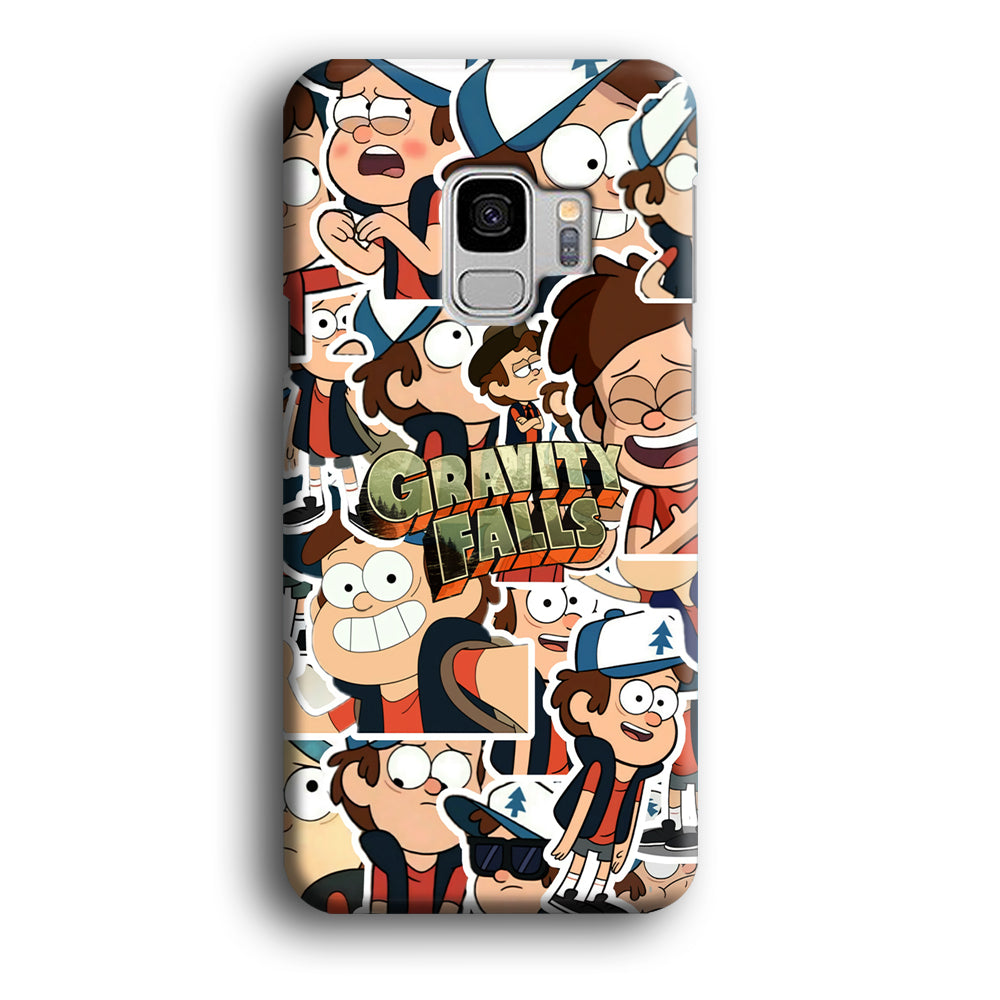 Gravity Falls Smile Collage from Dipper Samsung Galaxy S9 Case