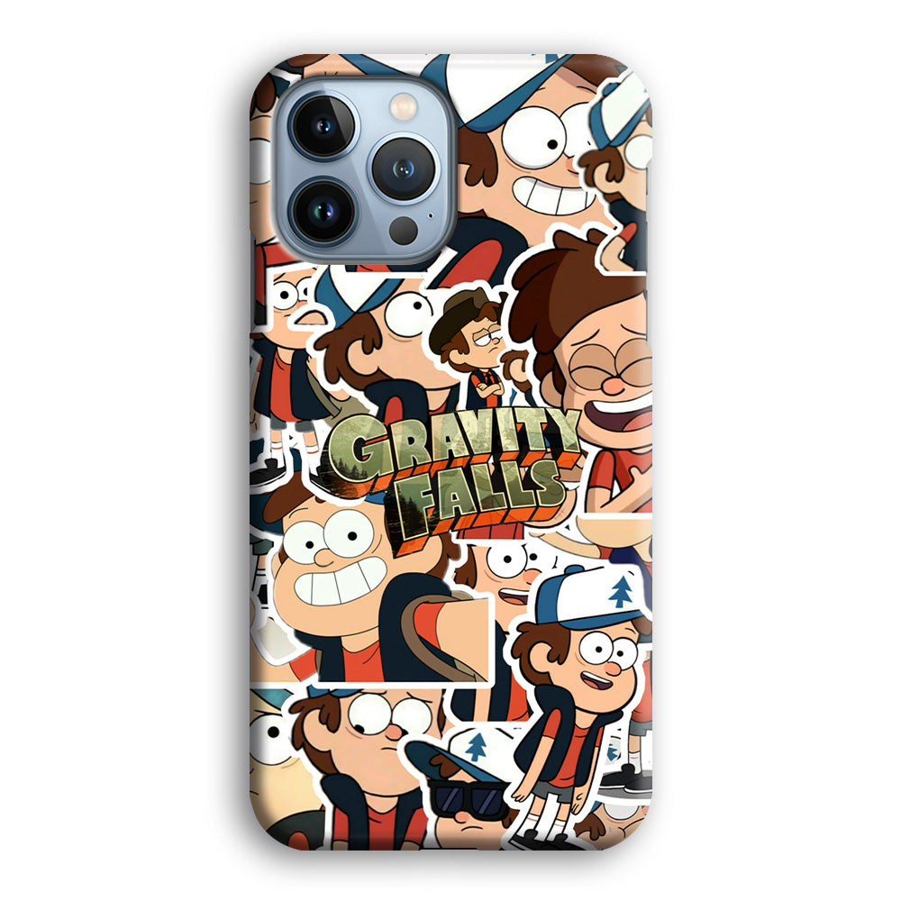 Gravity Falls Smile Collage from Dipper iPhone 13 Pro Max Case
