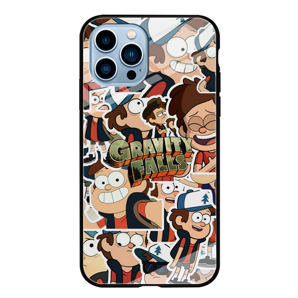 Gravity Falls Smile Collage from Dipper iPhone 13 Pro Max Case