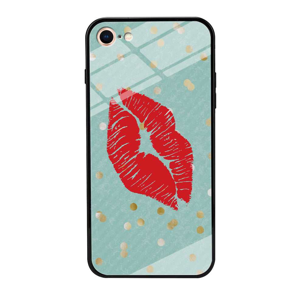 Great Red Lip iPhone 8 Case