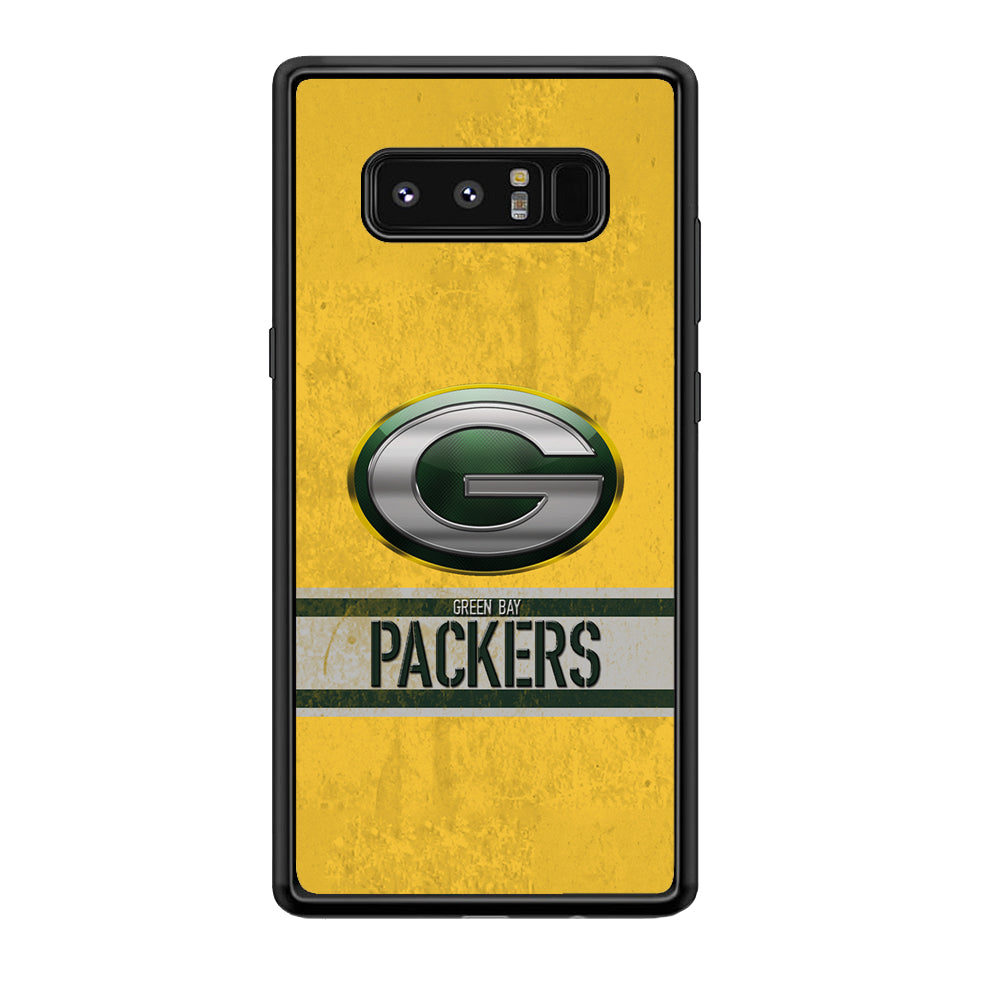 Green Bay Packers Abstract on The Wall Samsung Galaxy Note 8 Case