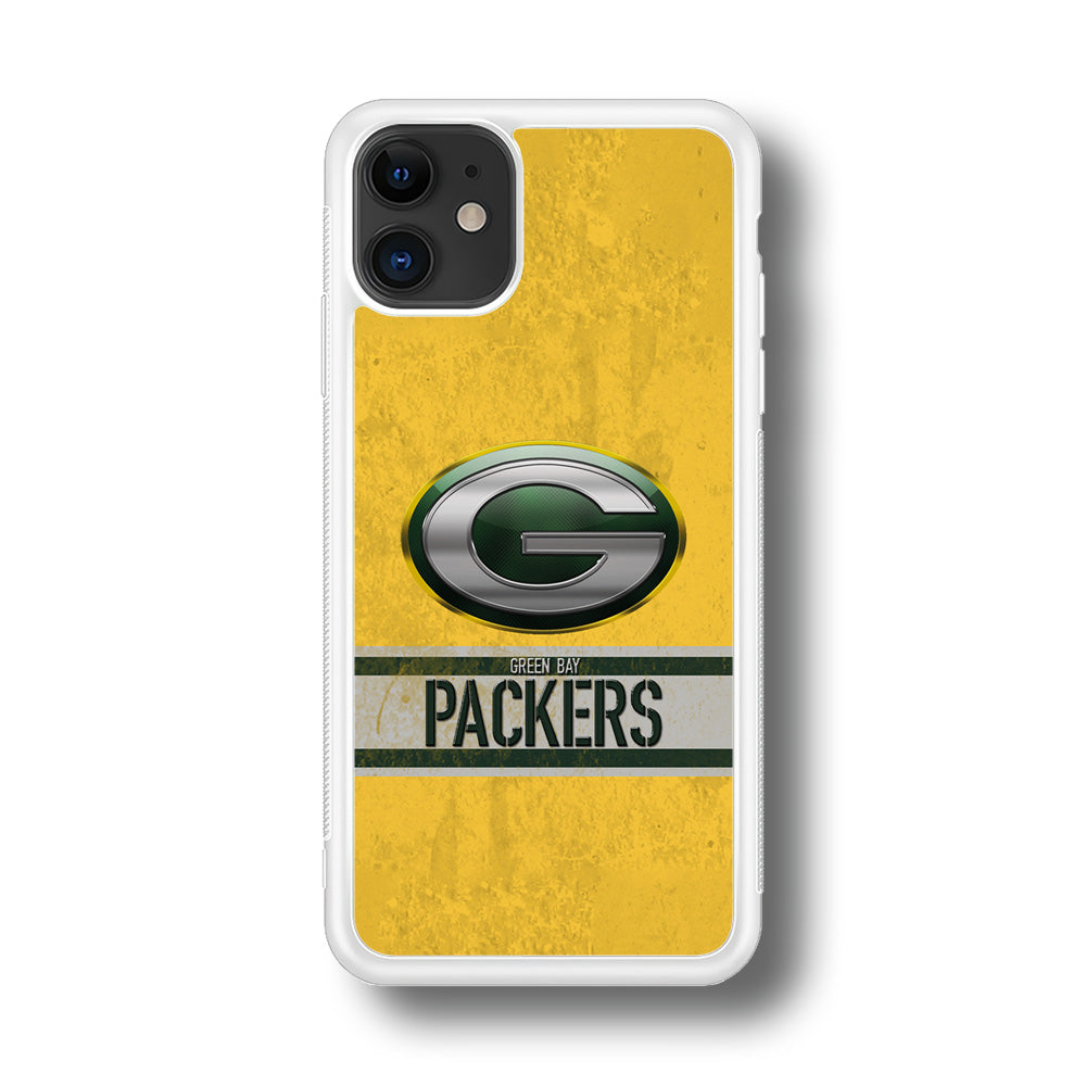 Green Bay Packers Abstract on The Wall iPhone 11 Case