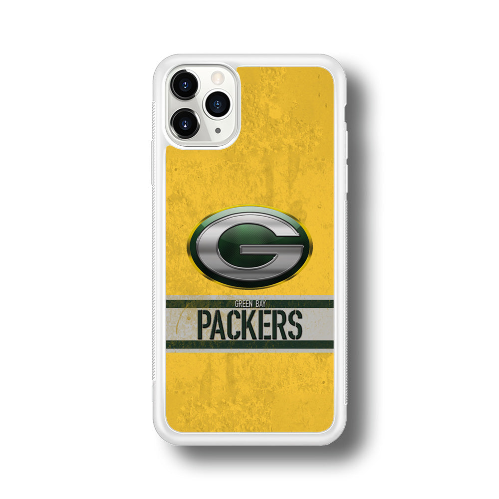 Green Bay Packers Abstract on The Wall iPhone 11 Pro Max Case