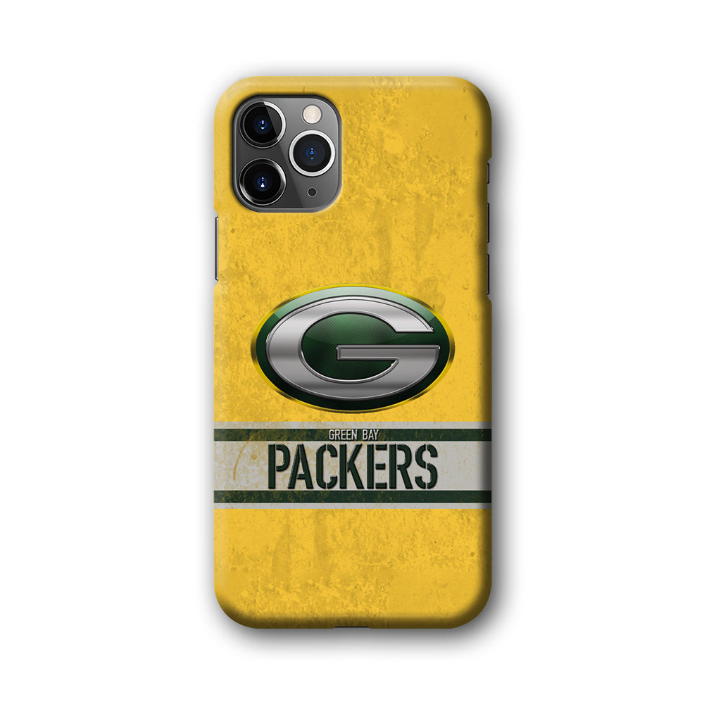 Green Bay Packers Abstract on The Wall iPhone 11 Pro Case