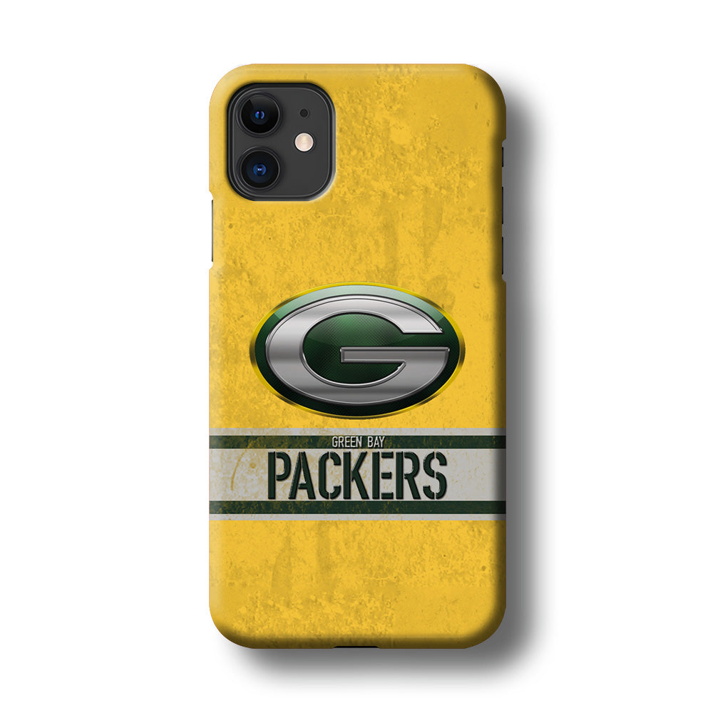 Green Bay Packers Abstract on The Wall iPhone 11 Case