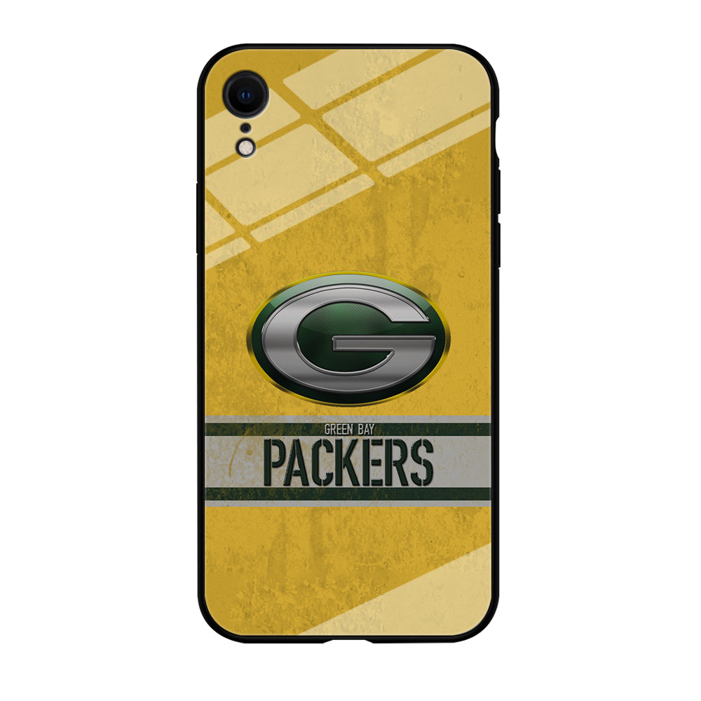 Green Bay Packers Abstract on The Wall iPhone XR Case