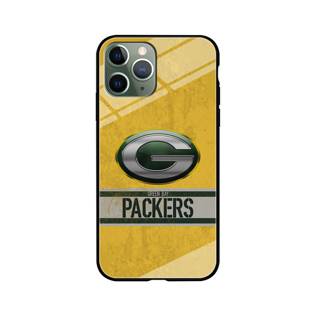 Green Bay Packers Abstract on The Wall iPhone 11 Pro Max Case